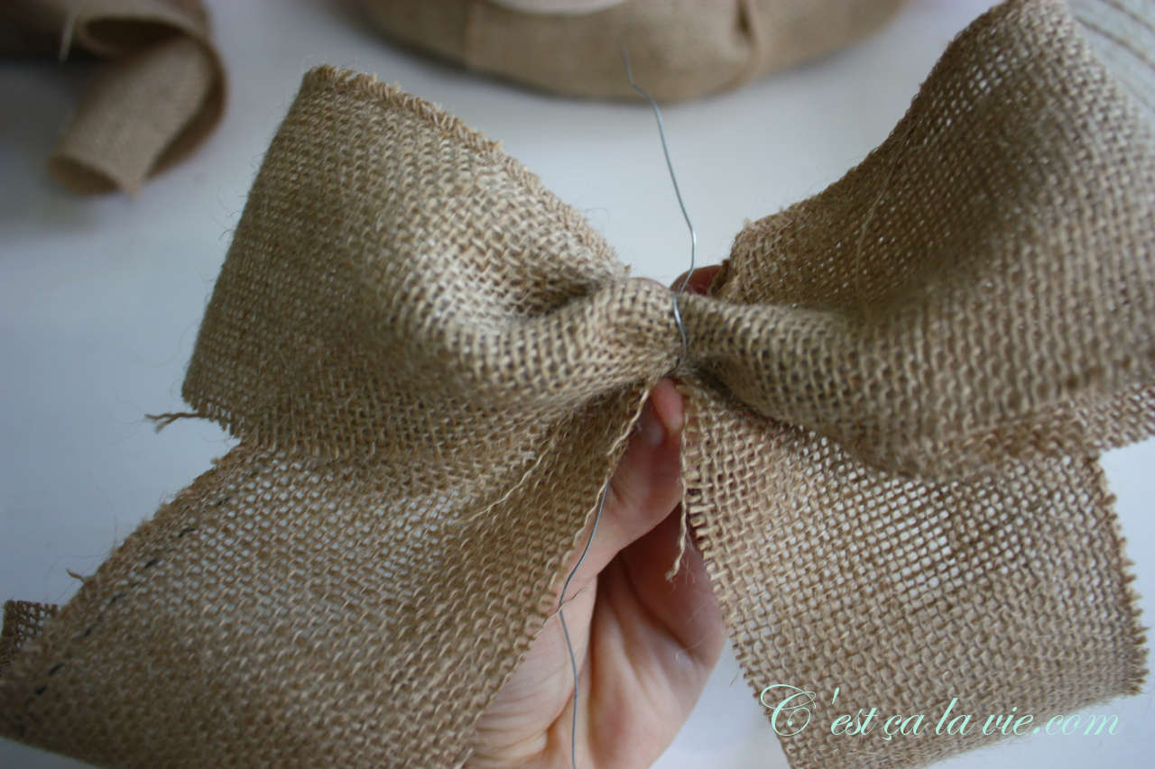 Boucle en jute