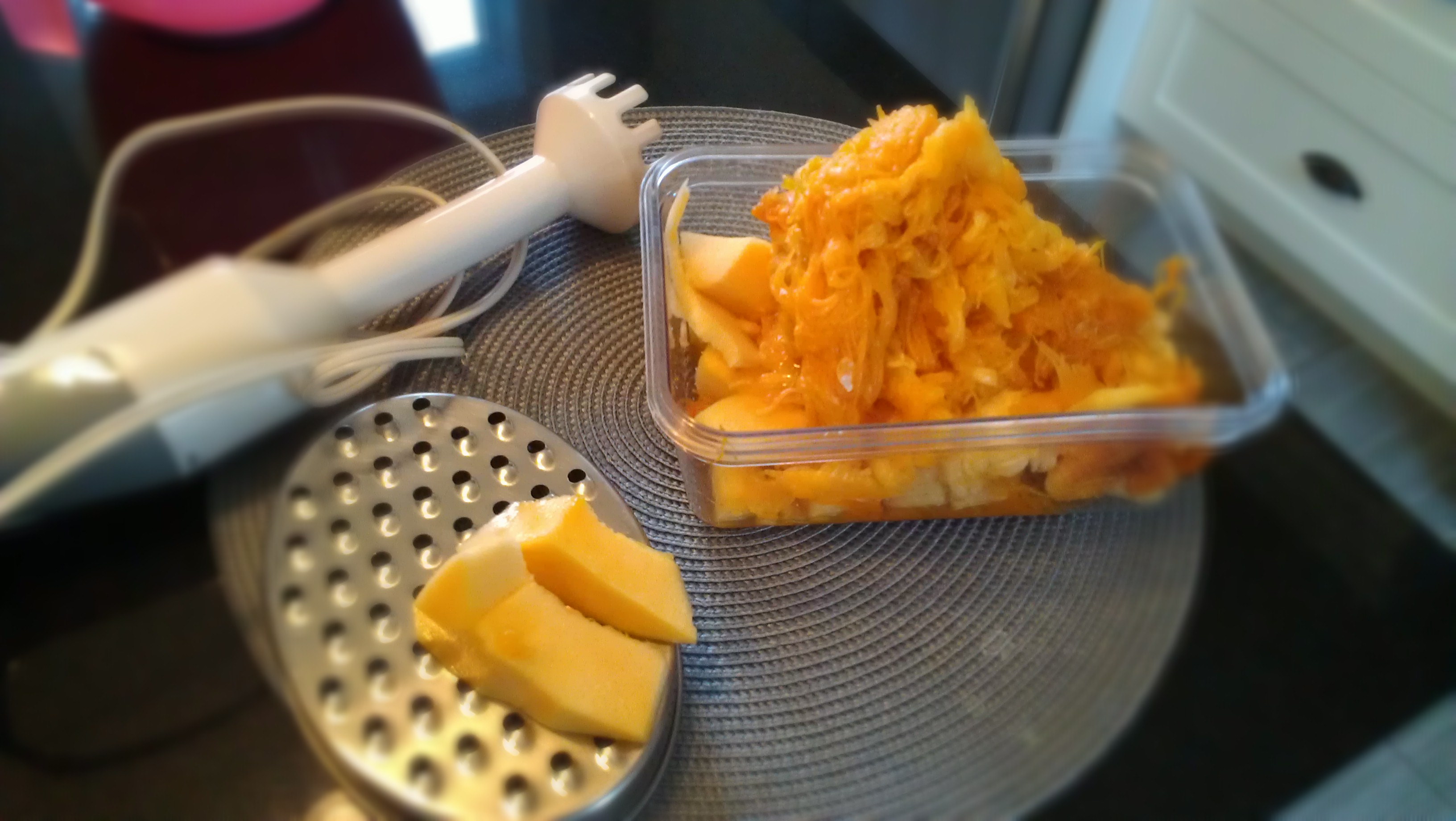 préparation citrouille