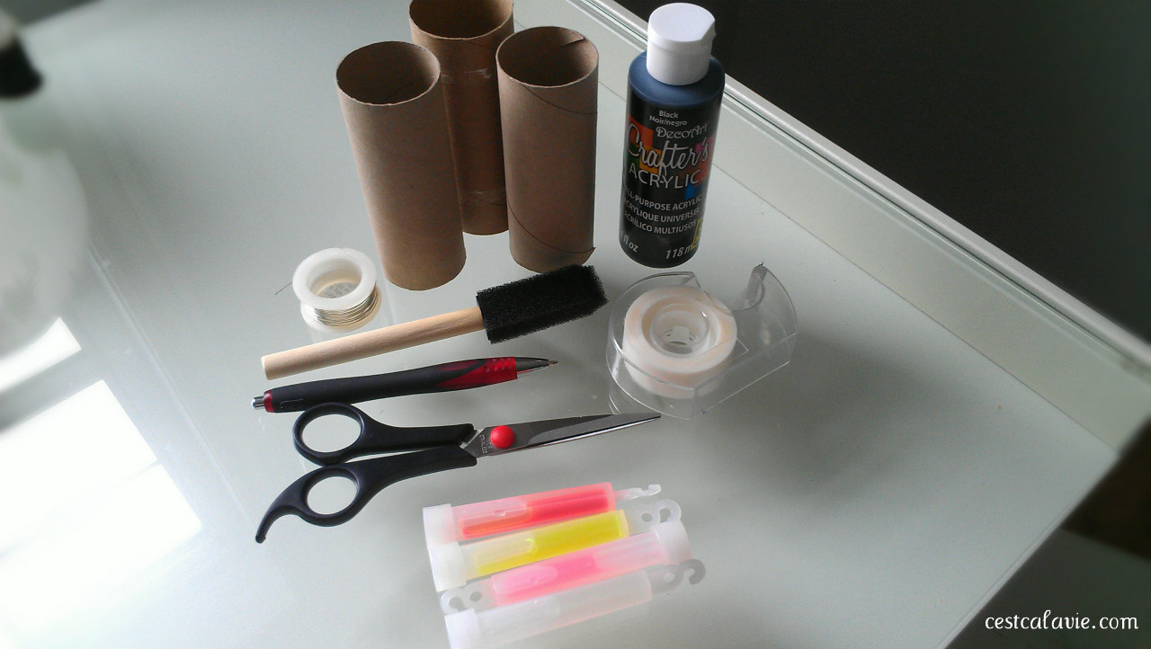 matériel yeux lumineux