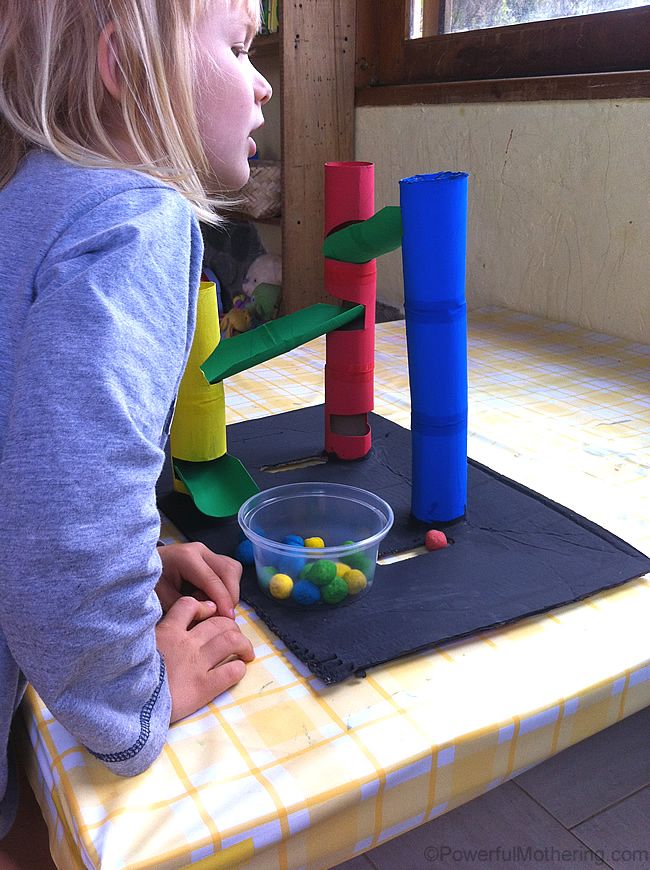 parcours tubes carton