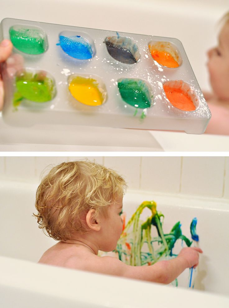 peinture bain enfant