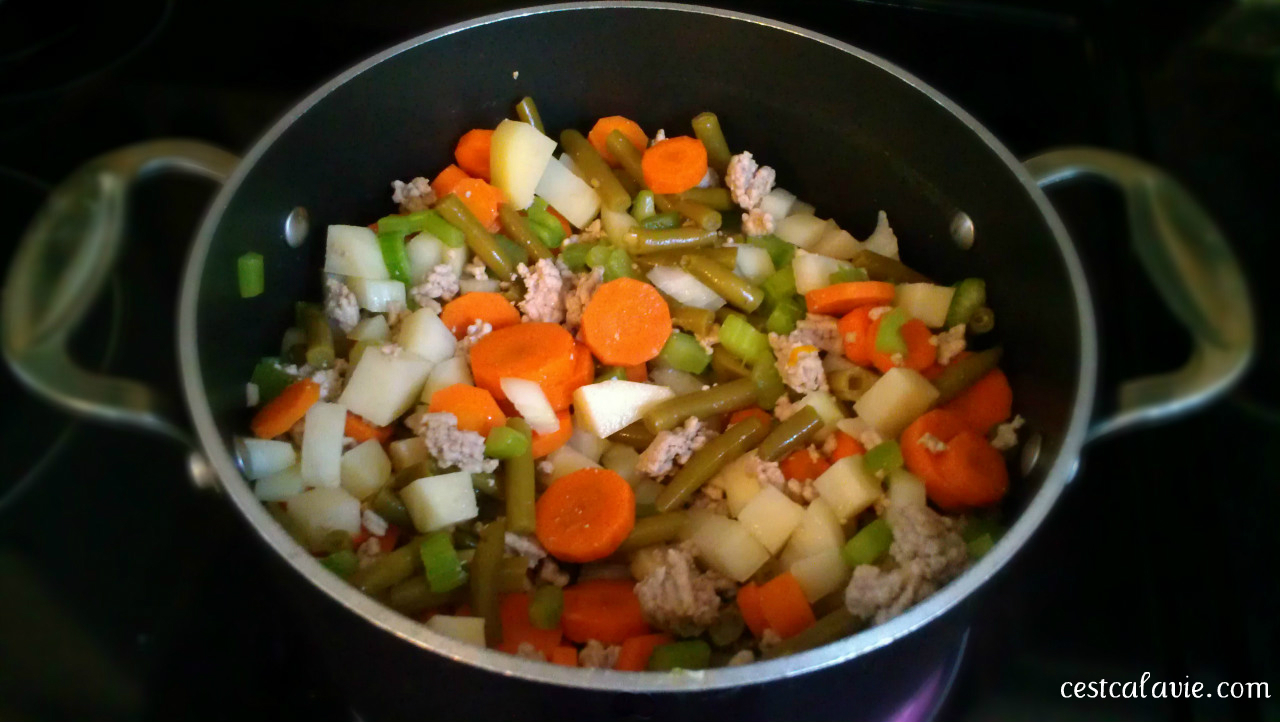 boeuf aux légumes casserole