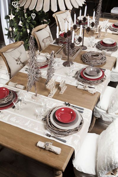 table noël rustique