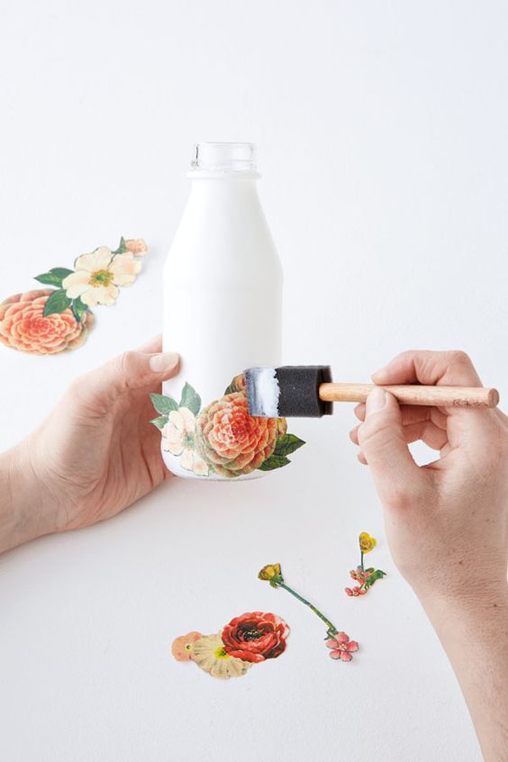 décorer bouteille de verre