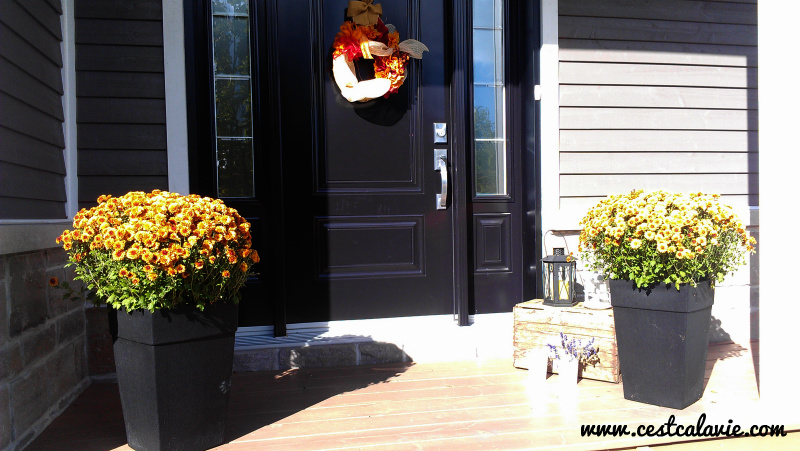 décor extérieur pour l'automne