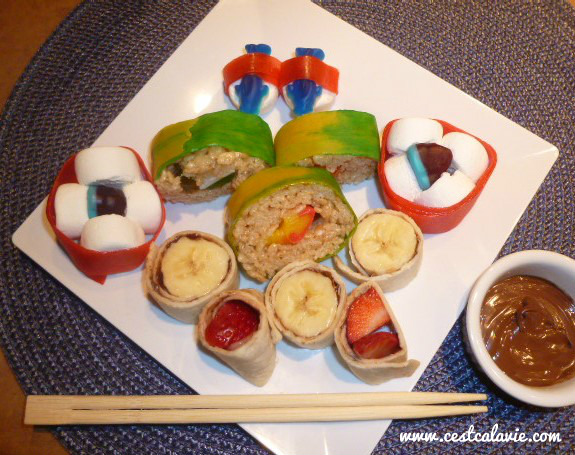 sushis pour les enfants