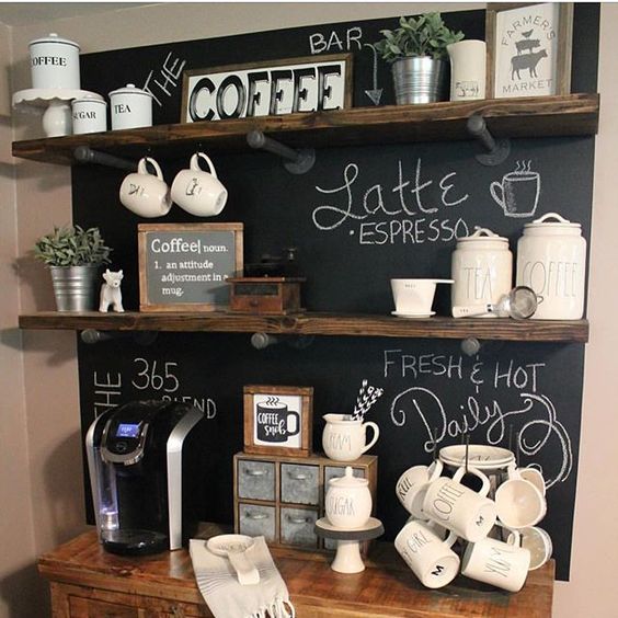 créer une station de café